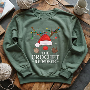 Crochet Reindeer Sweatshirt