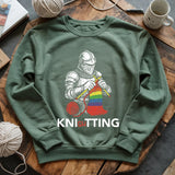 Knight Knitting Sweatshirt