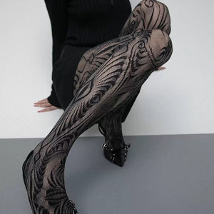 Geometric Pattern Tights