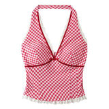 Gingham Picnic Halter Top