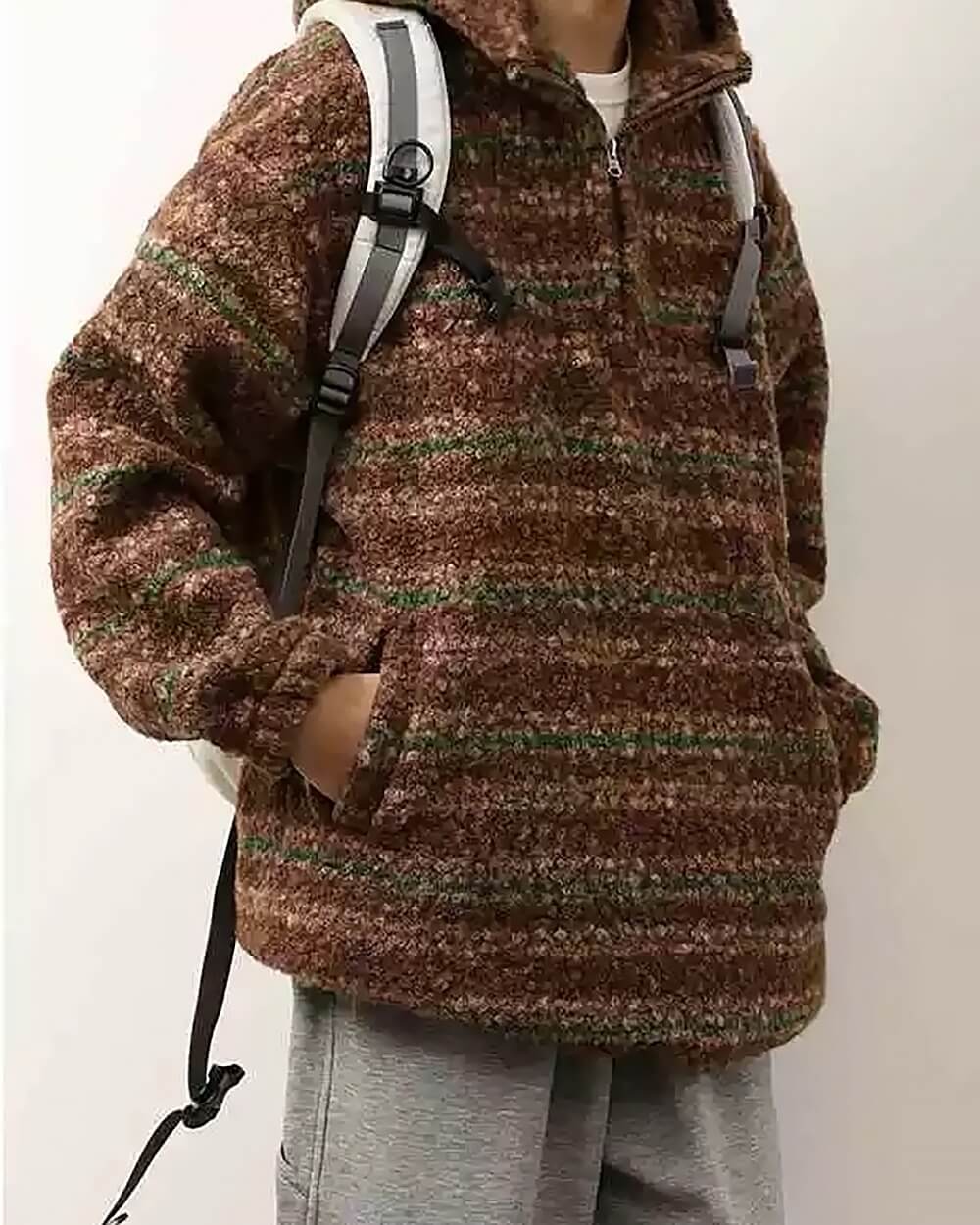 Grandma Aesthetic Fleece Pullover