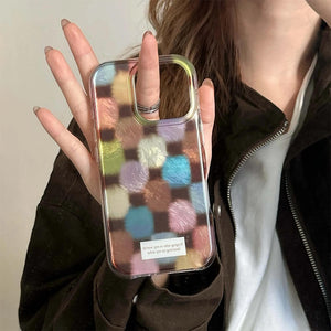 Grandma Aesthetic Patchwork iPhone Case