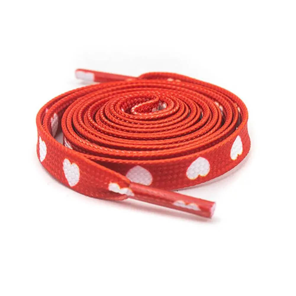 Hearts Print Shoe Laces