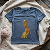Yarnosaurus Rex Lady V-neck
