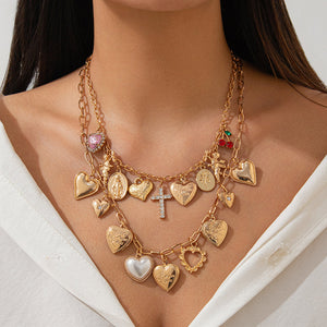 Indie Kid Layered Pendant Necklace