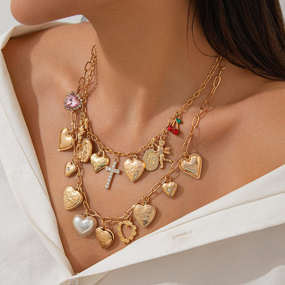 Indie Kid Layered Pendant Necklace