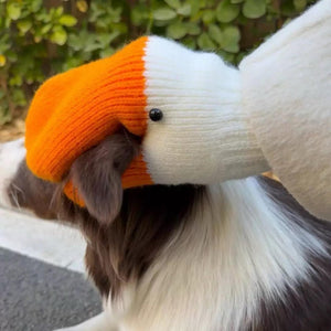 Knit Goose Winter Gloves