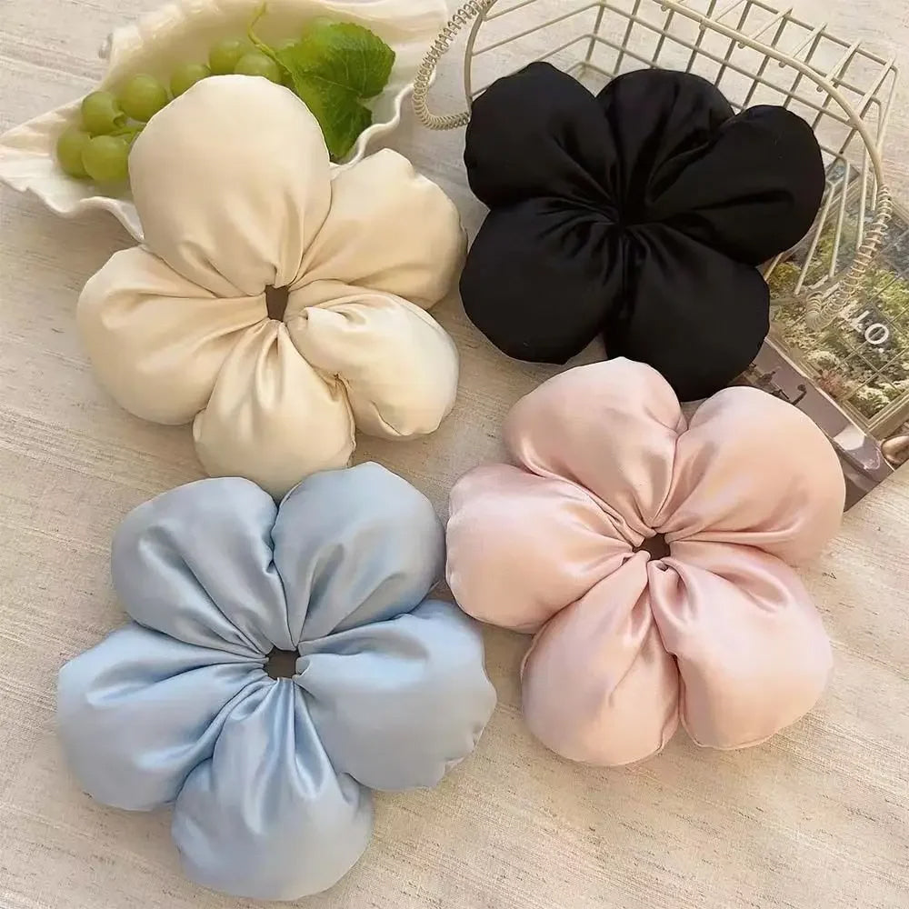 Korean Style Flower Shape Scrunchie