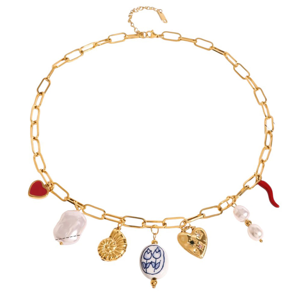 Love Token Charm Necklace