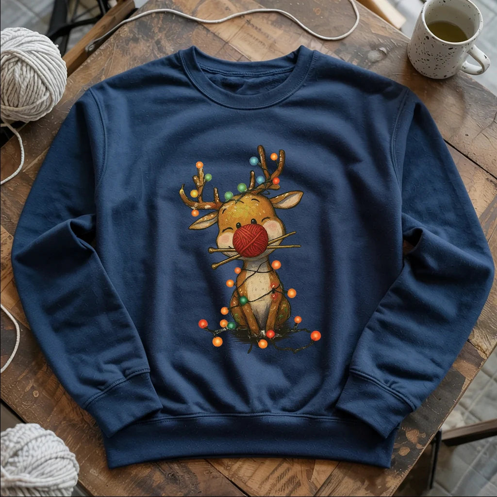 Knitmas Reindeer Sweatshirt