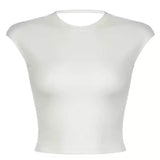 Old Money Open Back Crop Top