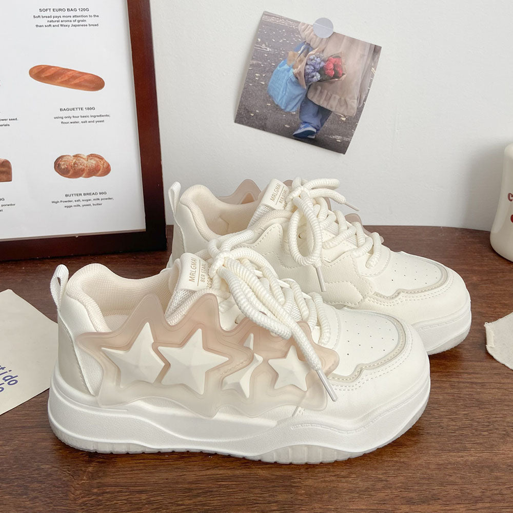 Pastel Aesthetic Star Sneakers