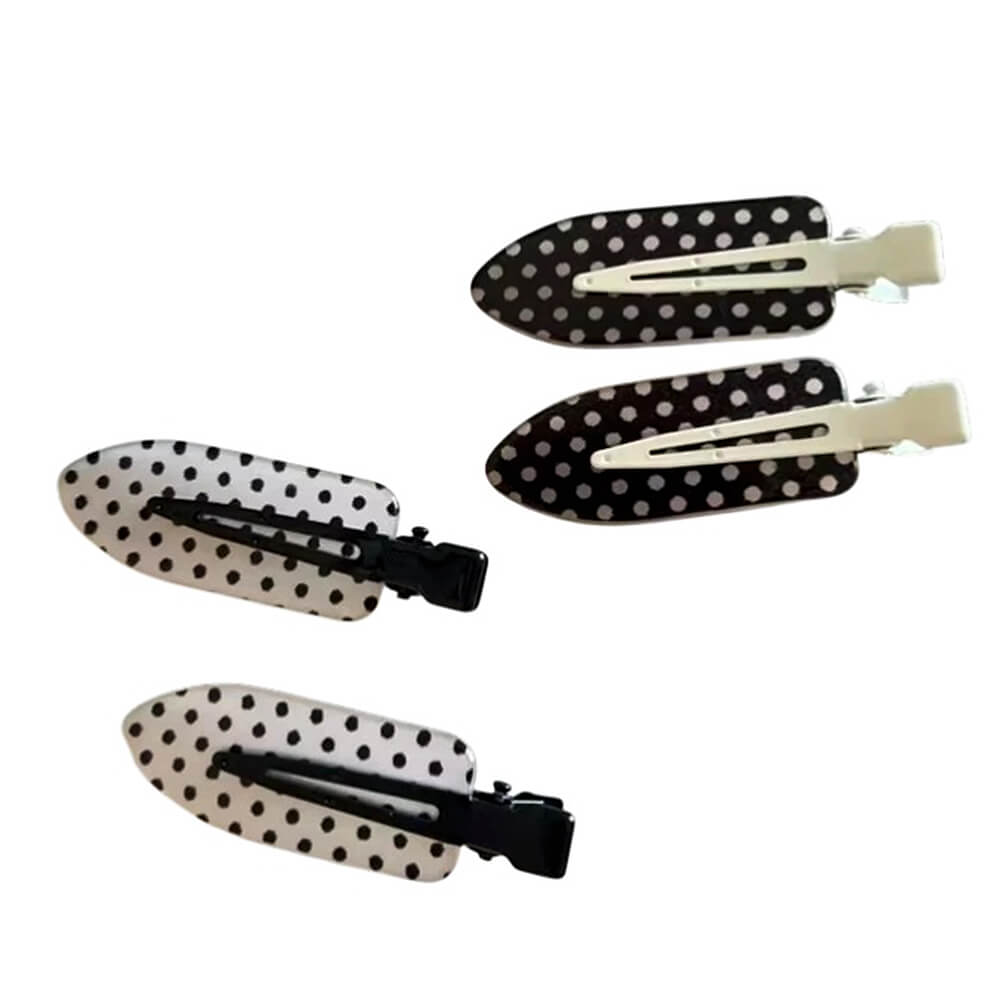 Polka Dot Hair Clips Set