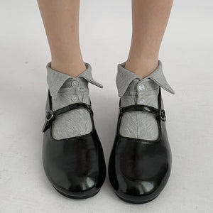 Preppy Collar Socks