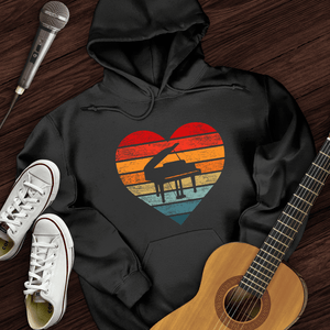 I Love Piano Hoodie