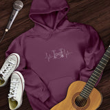 Drummer Heartbeat Hoodie