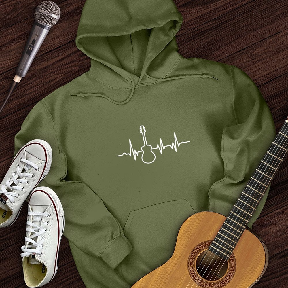 Guitar Heartbeat Hoodie