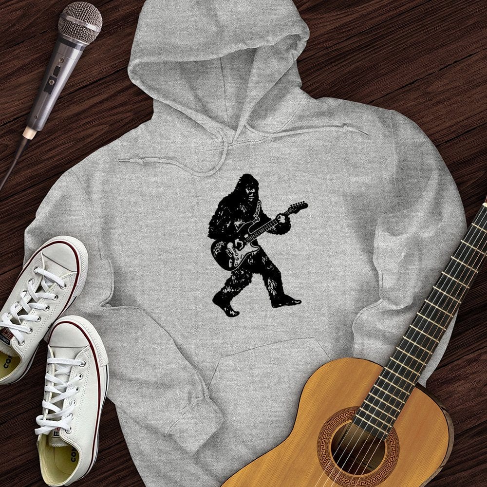 Bigfoot Playing Guitar Hoodie