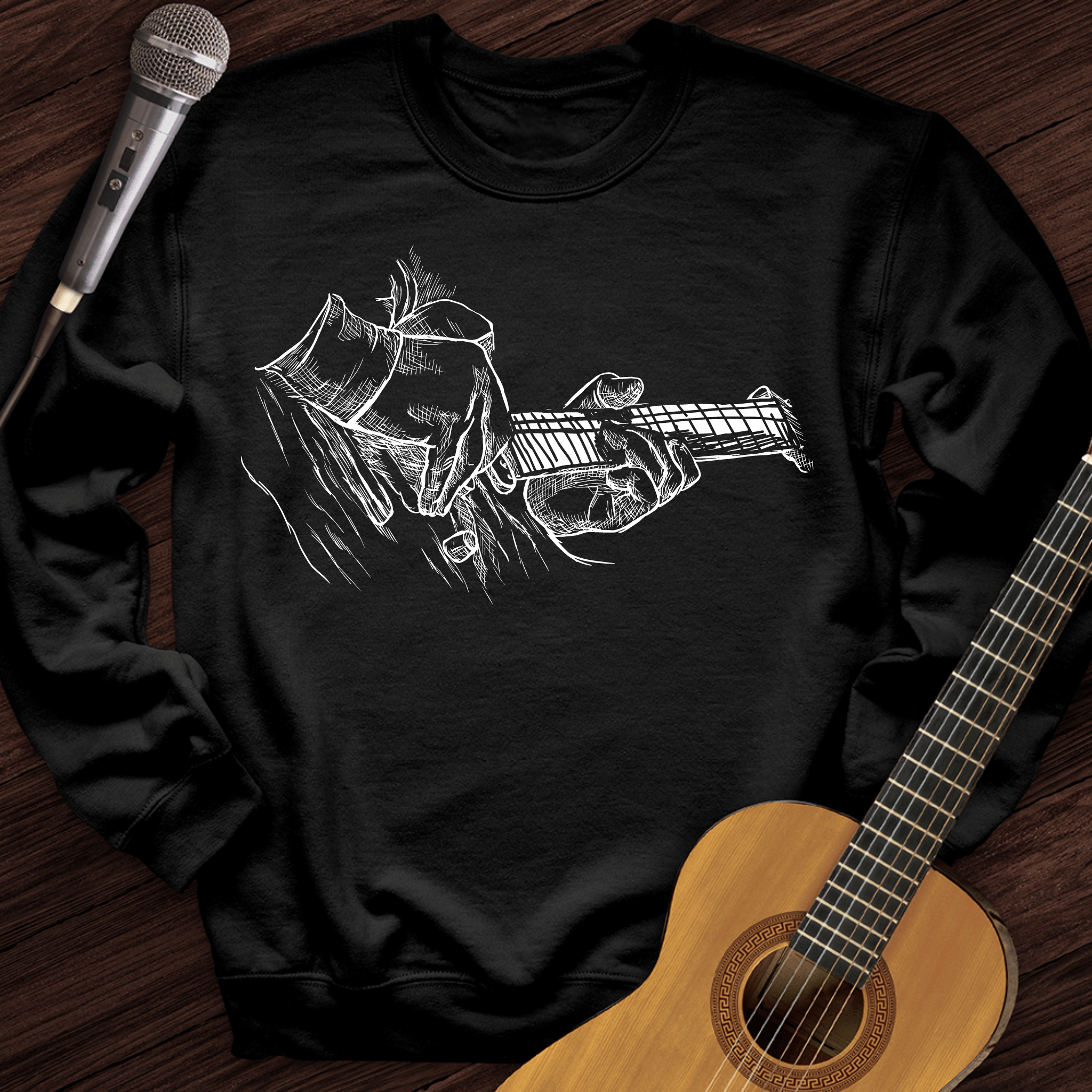 Bass Sketch Crewneck