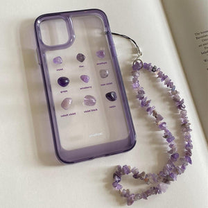 Purple Crystal Aesthetic iPhone Case