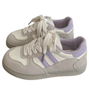 Saturday School Sneakers in Lavender
