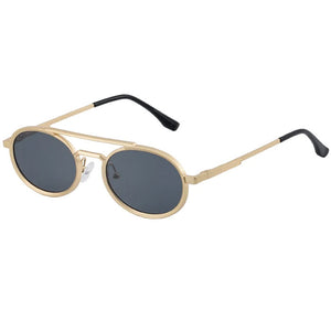 Retro Oval Frame Sunglasses