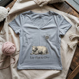 Lay Flat Lady V-neck