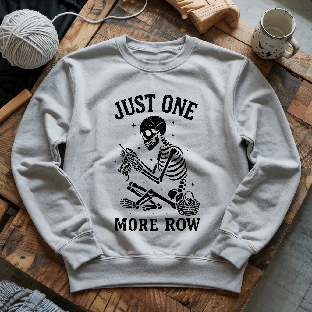 One More Row Skeleton Sweatshirt