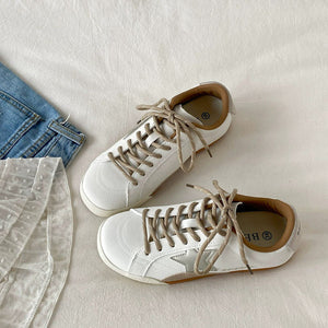 Star Patch Aesthetic Sneakers