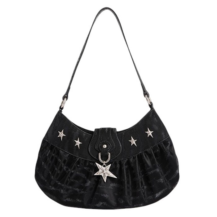 Star Charm Dumpling Shoulder Bag