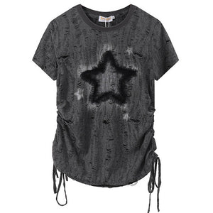 Star Print Relaxed Fit T-Shirt