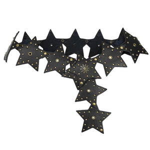 Star-Shaped Studded Y2K Hip Belt