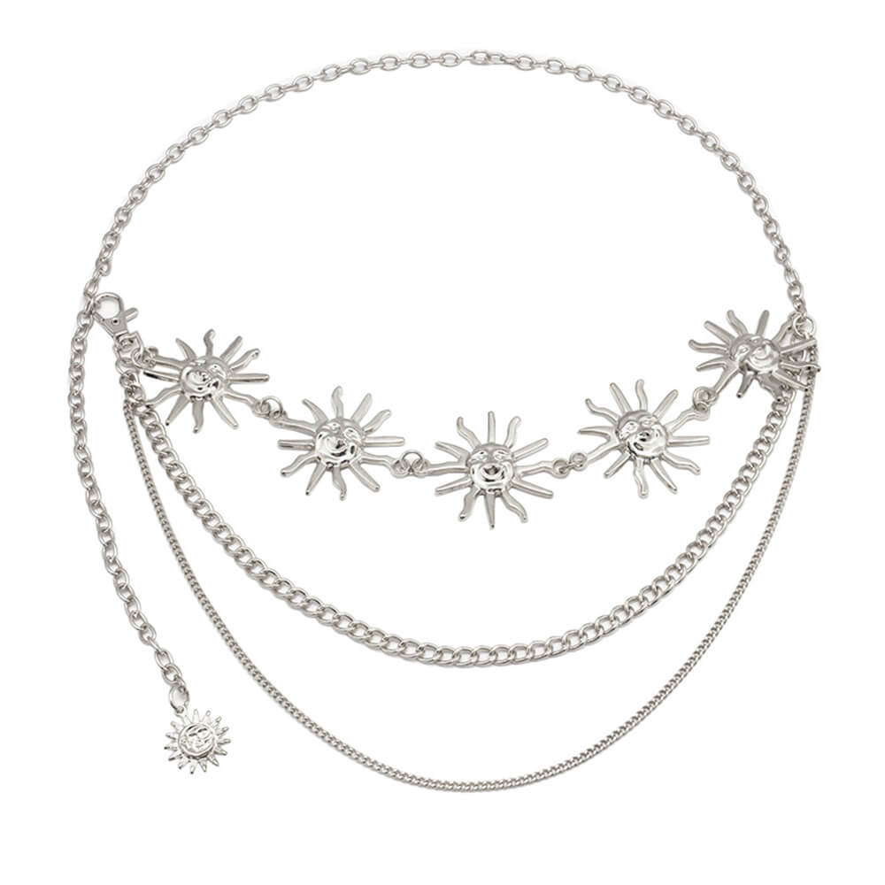 Le Soleil Layered Chain Belt