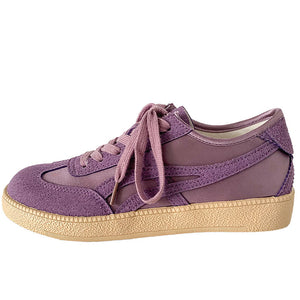 Violet Suede Retro Sneakers
