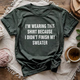 Wearing This T-shirt