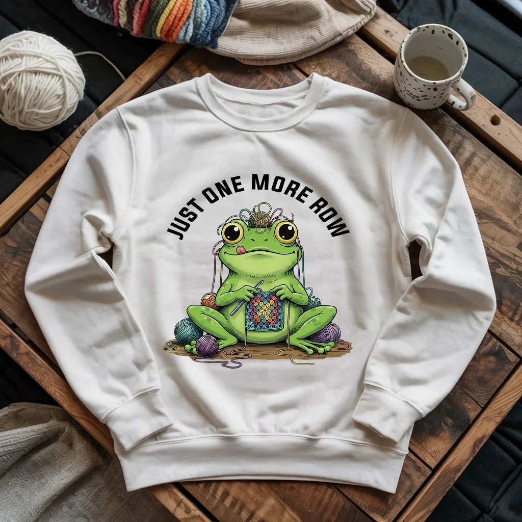 One More Row Frogging Sweatshirt