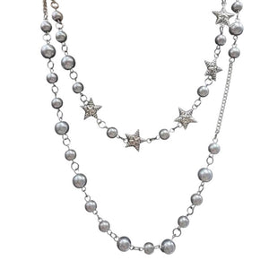 Y2K Star Layered Necklace