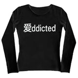 Y2K Addicted Long Sleeve Top