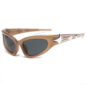 Y2K Futuristic Star Sunglasses