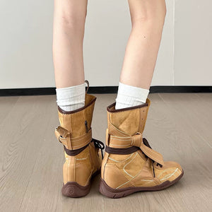 Y2K High Top Sneakers Boots Hybrid